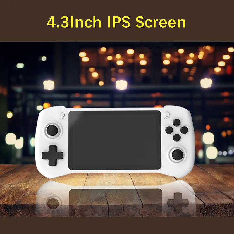 Kinhank GP430 Retro Game Console 4.3 Inch IPS Screen Raspberry Pi Handheld Video Player Dual Rocker Support Mini HD Out | Электроника
