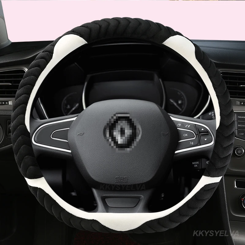 

Зимние плюшевые аксессуары для Renault Captur Duster Megane 2/3 Clio Logan Laguna 2 Kadjar Scenic 2, автомобильные аксессуары
