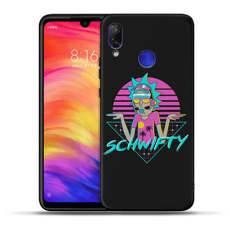 H1375 Аниме Рик и Морти мультфильм аниме чехол для Xiaomi Redmi Note 7 7A 6 Pro 6A 5A Prime Mi A1 5X A2 Lite 6X4X5 плюс Pocophone F1 - Цвет: H1375