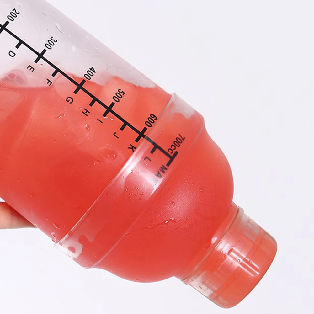 350/500/700/1000ml прозрачный шейкер Нержавеющая сталь смеситель для вина бара