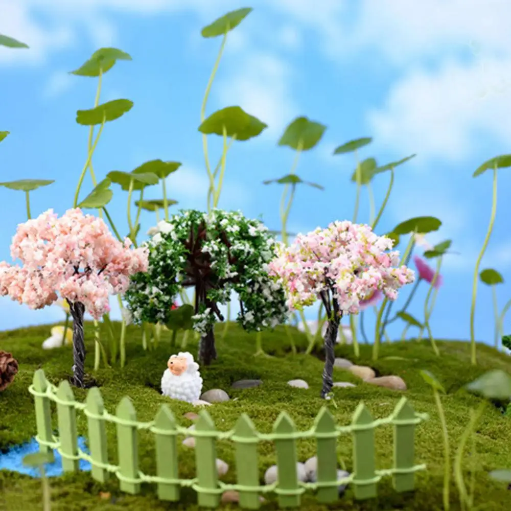 

Miniature Tree Fairy Garden Decor Dollhouse Plant Pot Figurine DIY Craft Ornament