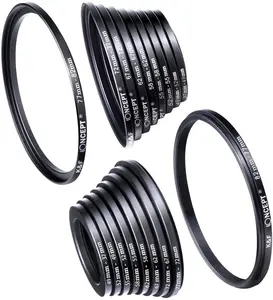 KF КОНЦЕПЦИЯ 18шт. Фильтр объектива камеры Шаг вверх  вниз Адаптер Ring Set 37-82mm 82-37mm для объектива камеры Canon Nikon Sony Зеркального Фотоаппарата