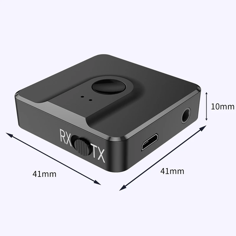 

Bluetooth Speaker Receiver Transmitter 2 in 1 Long-Lasting Bluetooth Wireless Audio Adapter AUX For Computer Mobile Phone TV