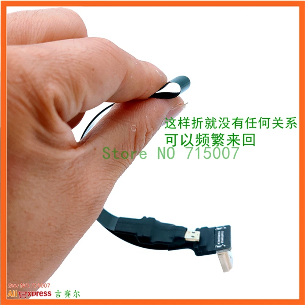 FPV мини HDMI совместимый штекер к Адаптер 5 см 80 FPC плоский кабель шаг 20 контактный