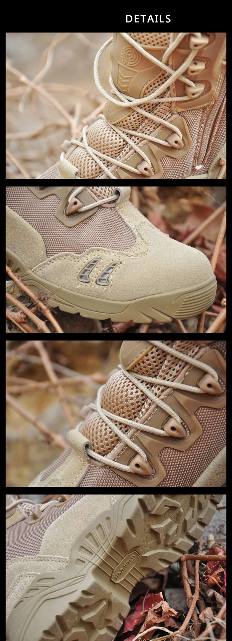 Outdoor Autumn Winter Men Warm Hiking Boots Tactical Mountaineering Walking Sneakers New Warm Non-Slip High-Top Waterproof Shoes