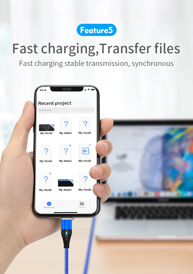 NOHON Магнитный кабель Micro usb type C Магнитный USB кабель передачи данных для быстрой зарядки для iPhone XS MAS X XR 8 7 6 6S магнит зарядное устройство для телефона
