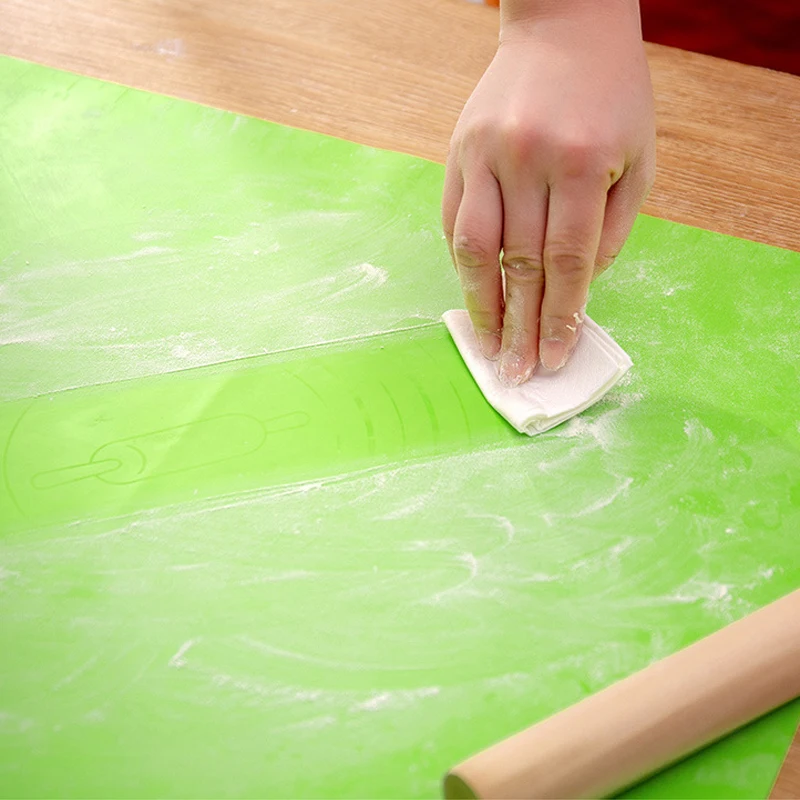 Многоразовый силиконовый коврик для завальцовки теста утолщенные антипригарные