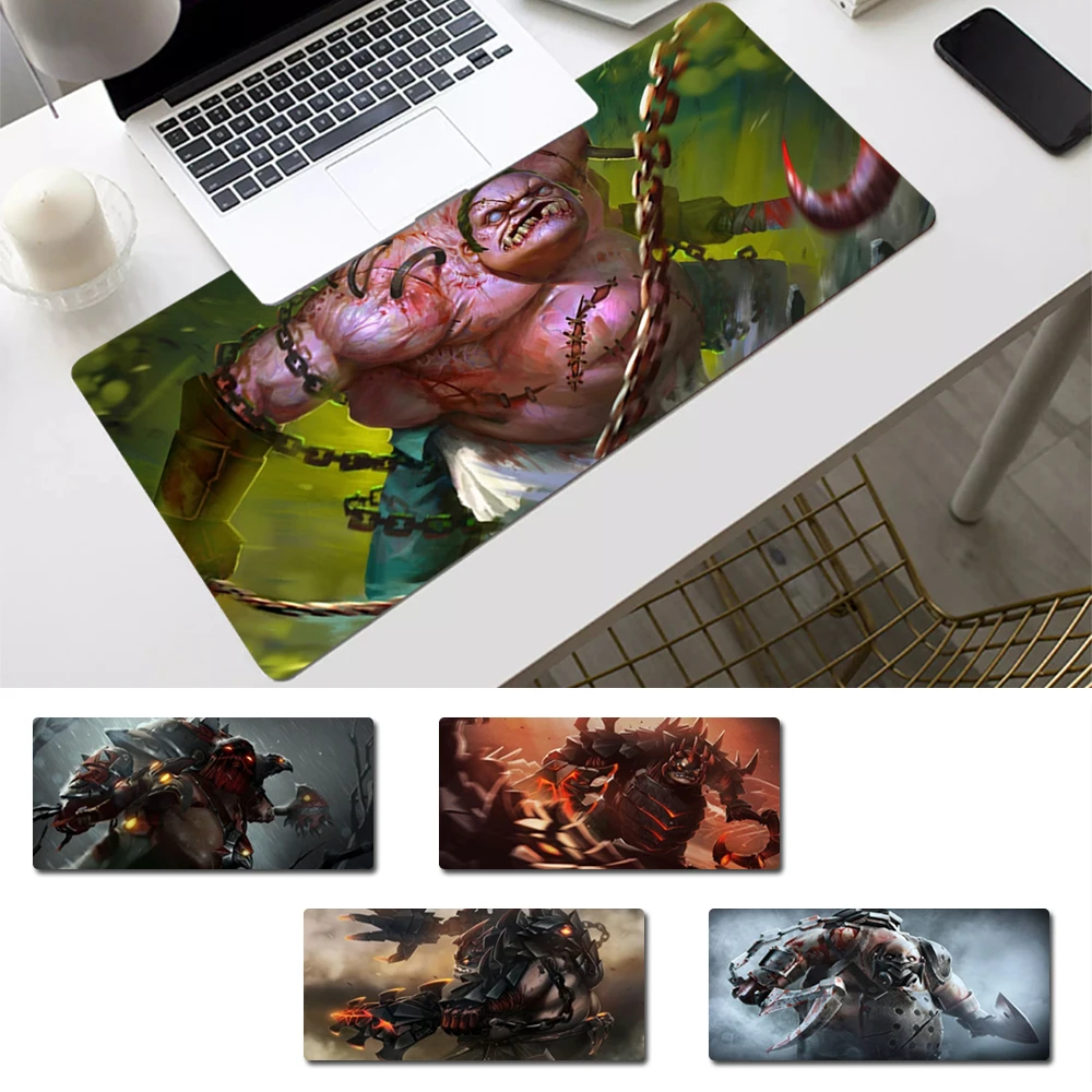 

Hot Sell Dota 2 Pudge Gaming Mouse Pad Gamer Keyboard Maus Pad Desk Mouse Mat Game Accessories For Overwatch