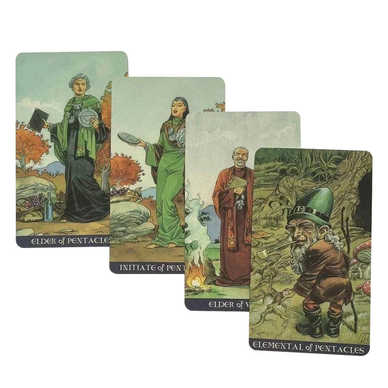 Tarot of Pagan All English Cards 78 Pcs Board Game Deck Family Gathering Playing Magic Table | Спорт и развлечения
