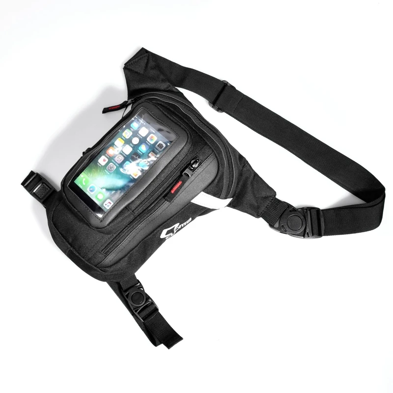 YoReAi Men's Oxford Drop Leg Bag Thigh Hip Bum Belt Waist Bags Travel Riding Motorcycle Crossbody Mobile Phone Fanny Pack |