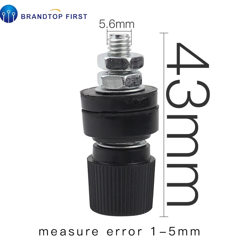 Электрический Штекерный винт аудиокабель с изоляцией Клемма клемма динамика