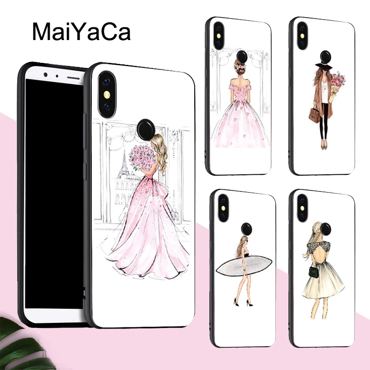 Модный художественный постер для девушек Xiaomi Redmi Note 11 10 9 8 Pro 10S 9A 9T Mi Lite 11T POCO X3 GT M3 M4