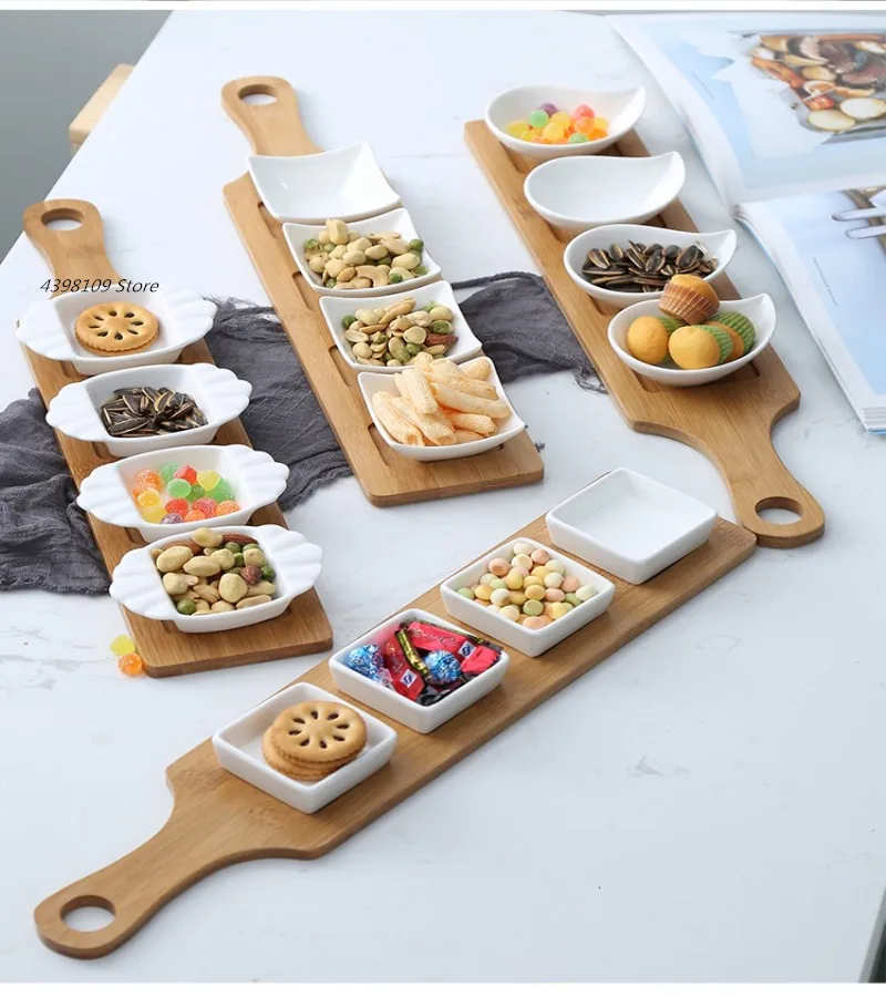 Блюдо для фруктов в японском стиле креативные керамические столовые приборы