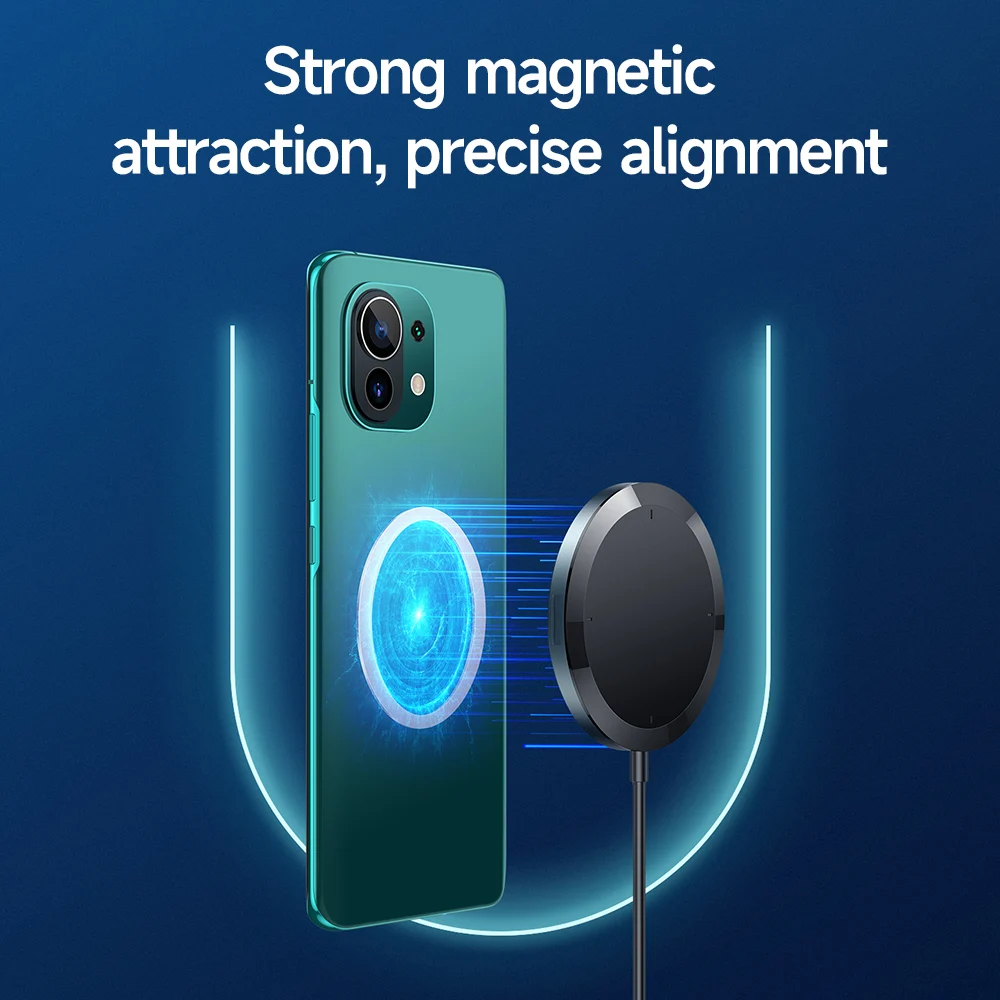 hoco 2in1 magnetic wireless car charger mount for iphone 13 12 pro max 12 13 15w magnetic fast charging airvent car phone holder free global shipping