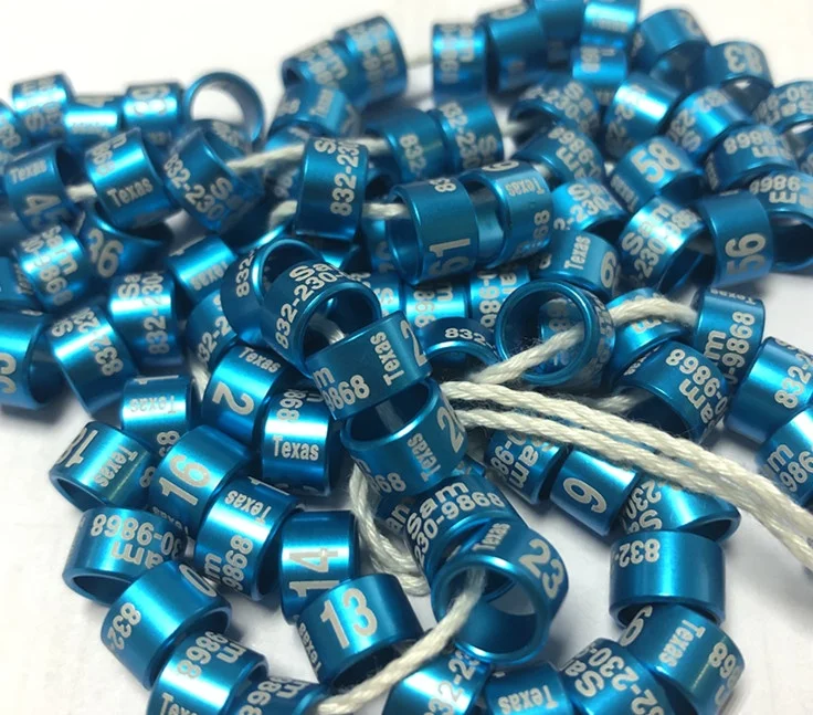 100 шт Последние высококачественные алюминиевые кольца для голубей 2-16 мм | Дом и