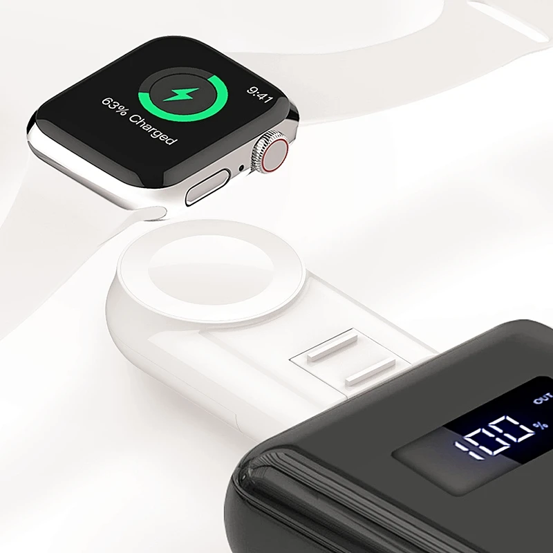 Knewfun мини портативное автомобильное беспроводное зарядное устройство Qi для Apple