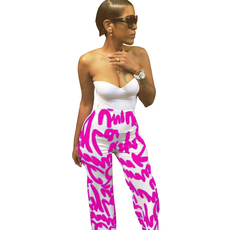 2019 европейские и американские женские летние модные повседневные Прямые брюки