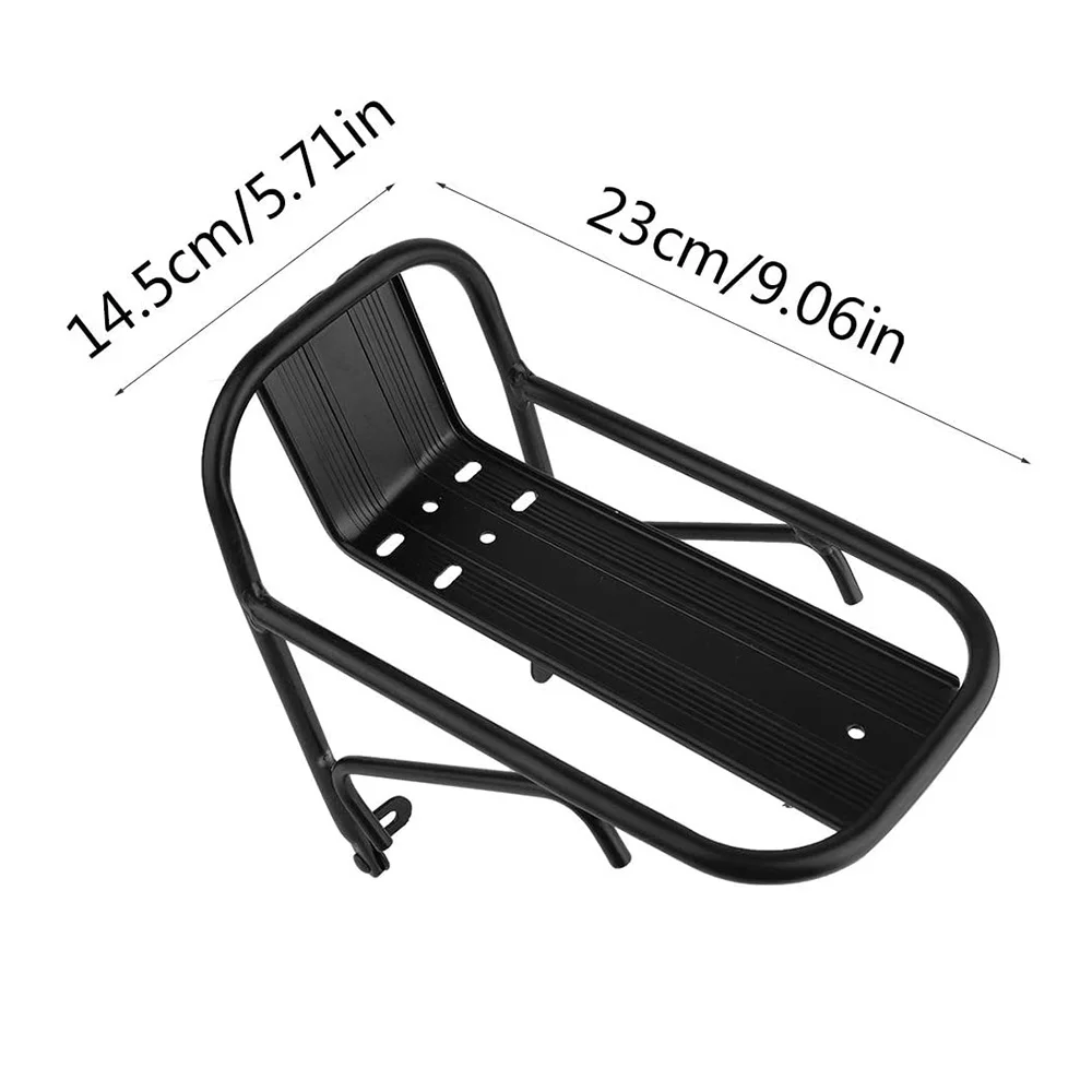 

Bicycle Luggage Rack Carrier Cargo Front Rack Shelf Easy To Install Aluminum Alloy Bike Shelf For Bicycle Parts Bike Accessories