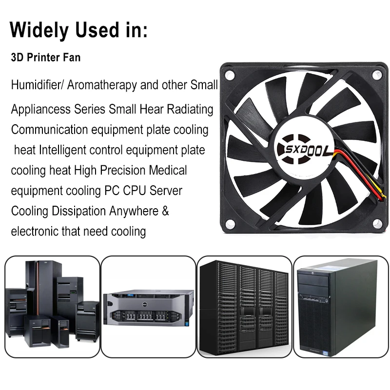 120 мм 24 В Вентилятор охлаждения двойной шар sxdool новый компьютерный вентилятор 12