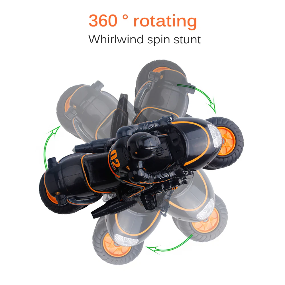 RC автомобиль 2 4 ГГц Мини Мода мотоциклетная с Прохладный светильник высокого