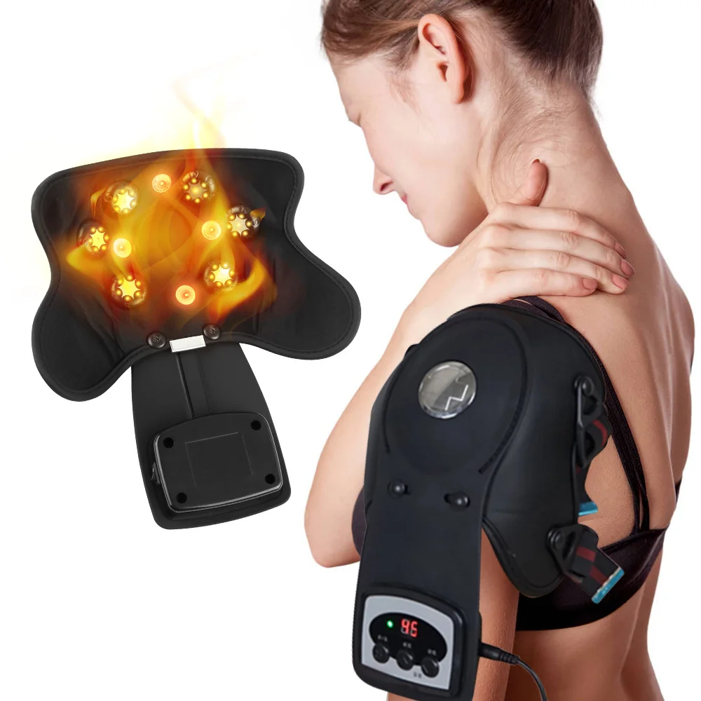 Knees Treatments Electric Massager Knee Pads Vibrator Infrared Heat Physiotherapy Apparatus Shoulder Eblow Relax Vibrators