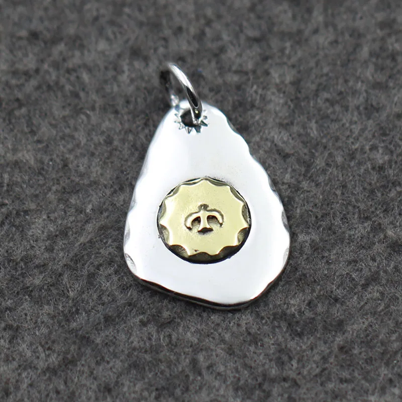 Подвеска из стерлингового серебра S925 в стиле персональной классической моды с логотипом латунной птицы-пера в подарочной упаковке 2018 новинка для любимых ювелирных украшений.