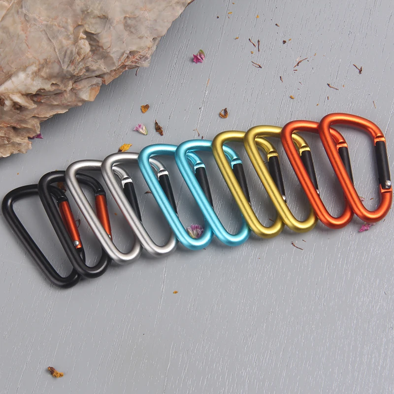 2 шт. карабин для ключей маленький алюминиевый держатель уличные аксессуары
