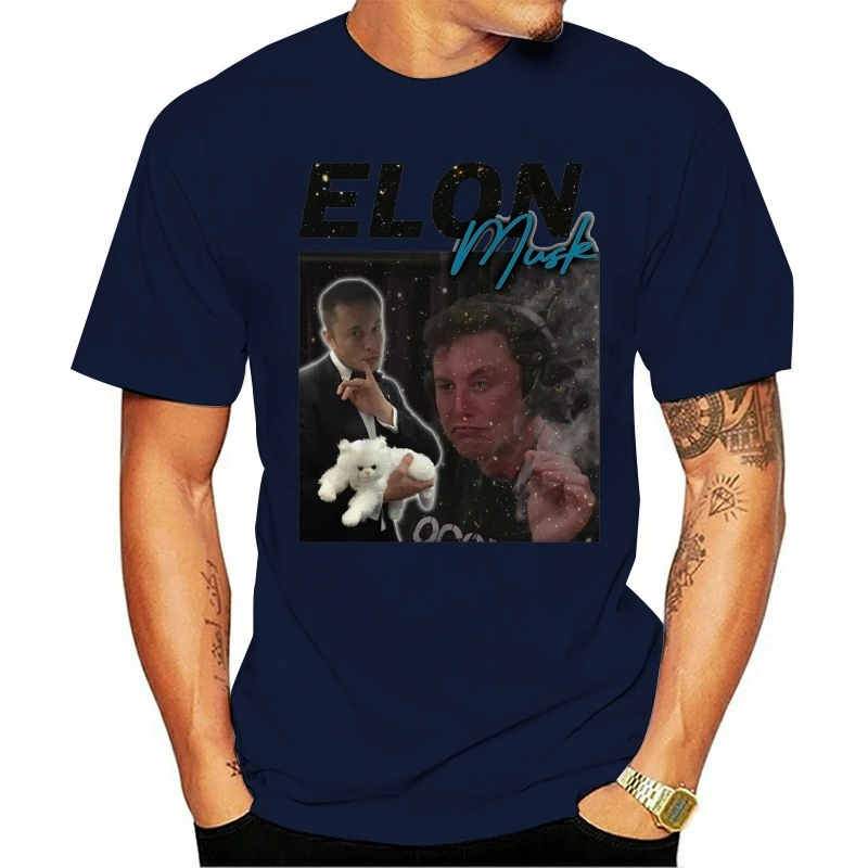 

Leisure O-neck T-shirt Elon Musk Men