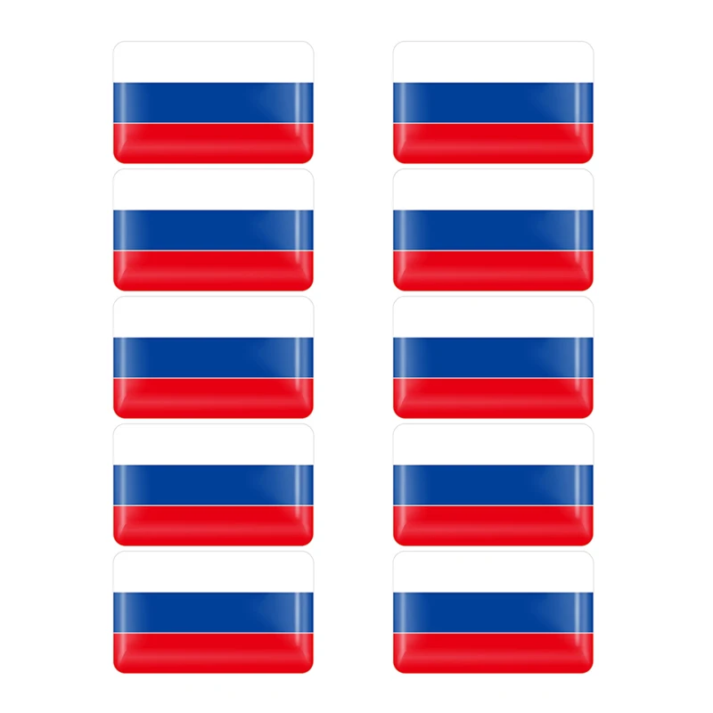 

10 шт., Великобритания, Италия, Франция, Германия, Россия, Япония, национальные флаги, SLINE, спортивные автомобильные наклейки, автомобильные мотоциклы, украшения, аксессуары