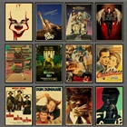 Классический фильм ТВ-шоу ЛюциферУбить Биллацеллюлозная фантастикаЧужойМиядзаки Хаяо Ретро плакаты и принты живопись настенный стикер