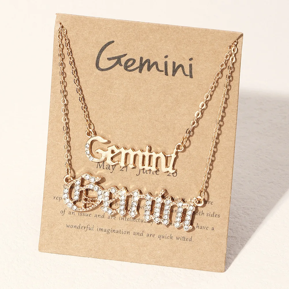 Женское ожерелье с подвеской в виде знака зодиака 12 созвездиями | Украшения и
