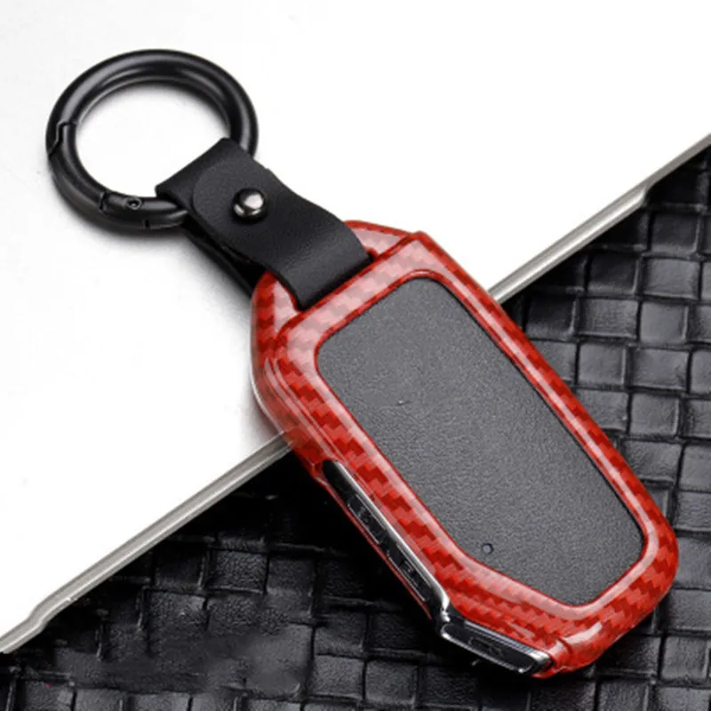 

Galvanzed Alloy Keychain Cover Case Holder For KIA Sportage Ceed Sorento Cerato Forte 2018 2019 Smart Key Holder Accessories