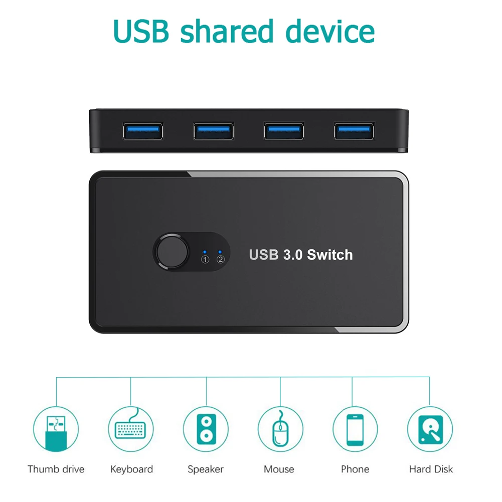 коммутатор usb 30 с 4 портами usb пери
