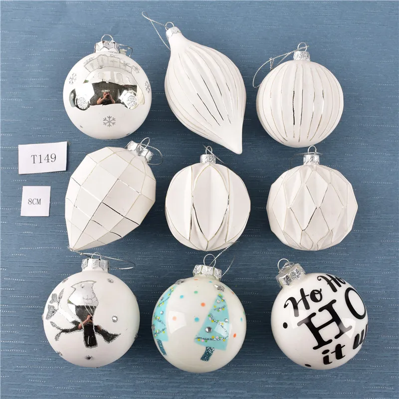 

Personalized Christmas Ornament Wholesale Crafts Glass Bauble Christmas Tree Decorations 2021ozdoby Swiateczne Christmas Bauble
