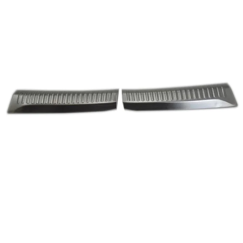 

For 2012-2017 Skoda Rapid Accessories Car Interior Rear Bumper Protector Sill Trim Tail Trunk Guard Pedal Stainless Car Styling