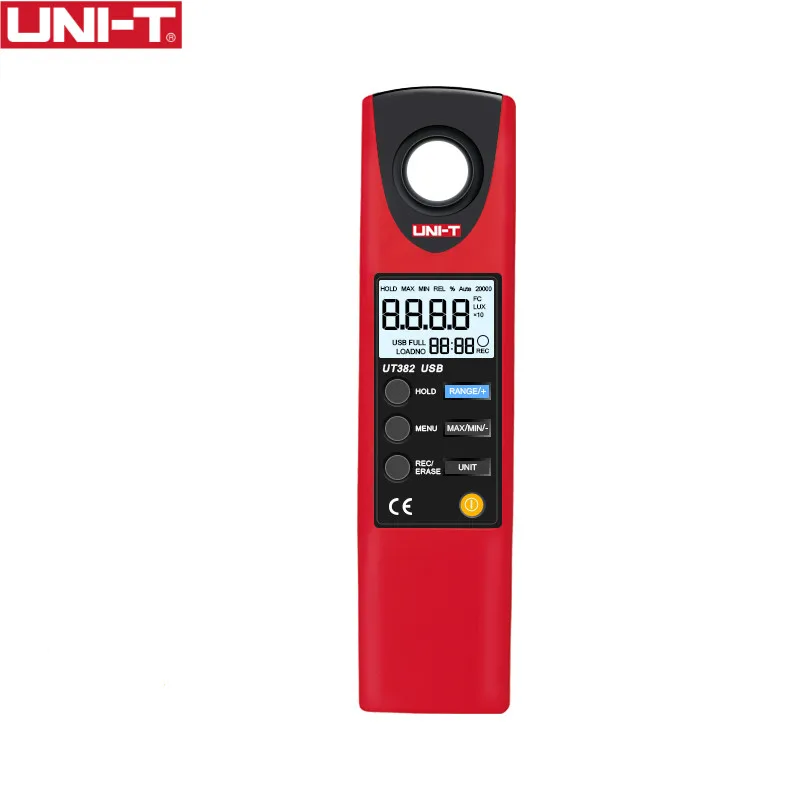 

UNI-T UT382 Illuminometers Measurement FC & LUX Auto Range Data Logging USB Interface Level Measuring Instruments