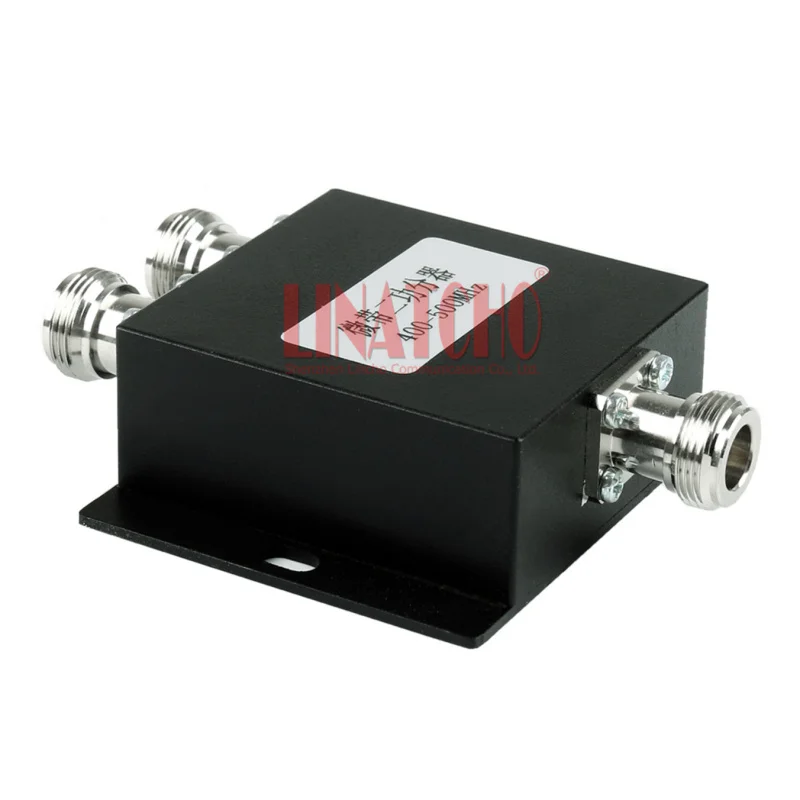 2 ways 450MHz RF power splitter 400-500MHz UHF band two-way radio divider CDMA signal repeater splitter