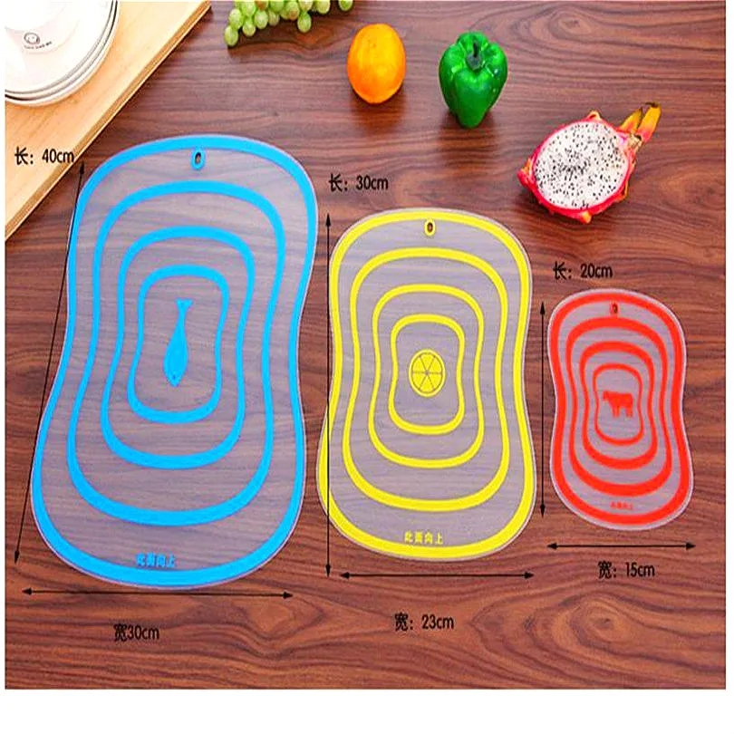 SUEF Нескользящая Гибкая кухонная доска разделочная для мяса овощная фруктов