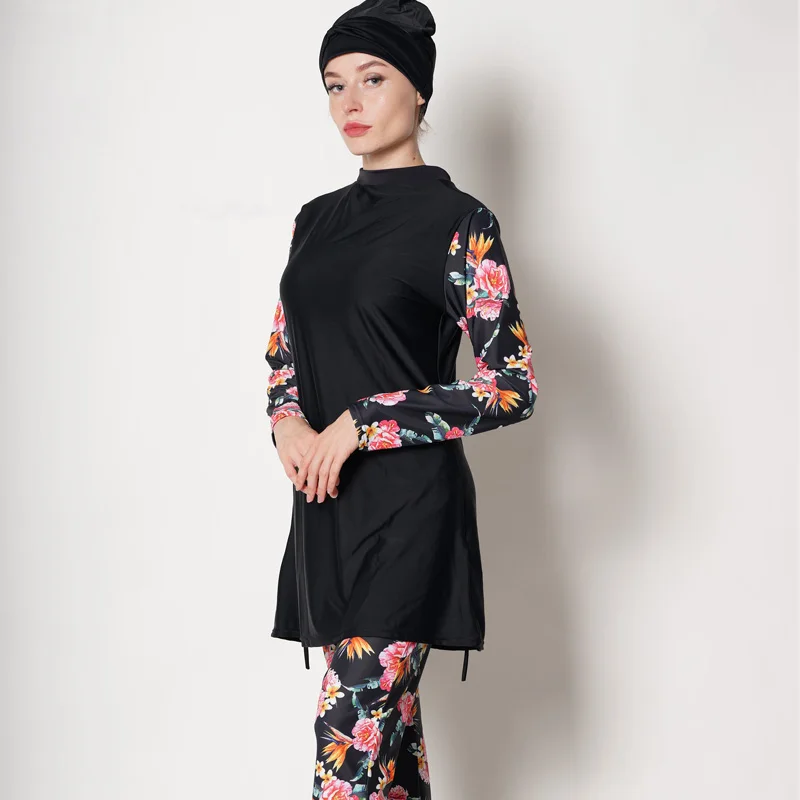 DROZENO дамских купальников скромный мусульманский купальный Одежда Мусульманский