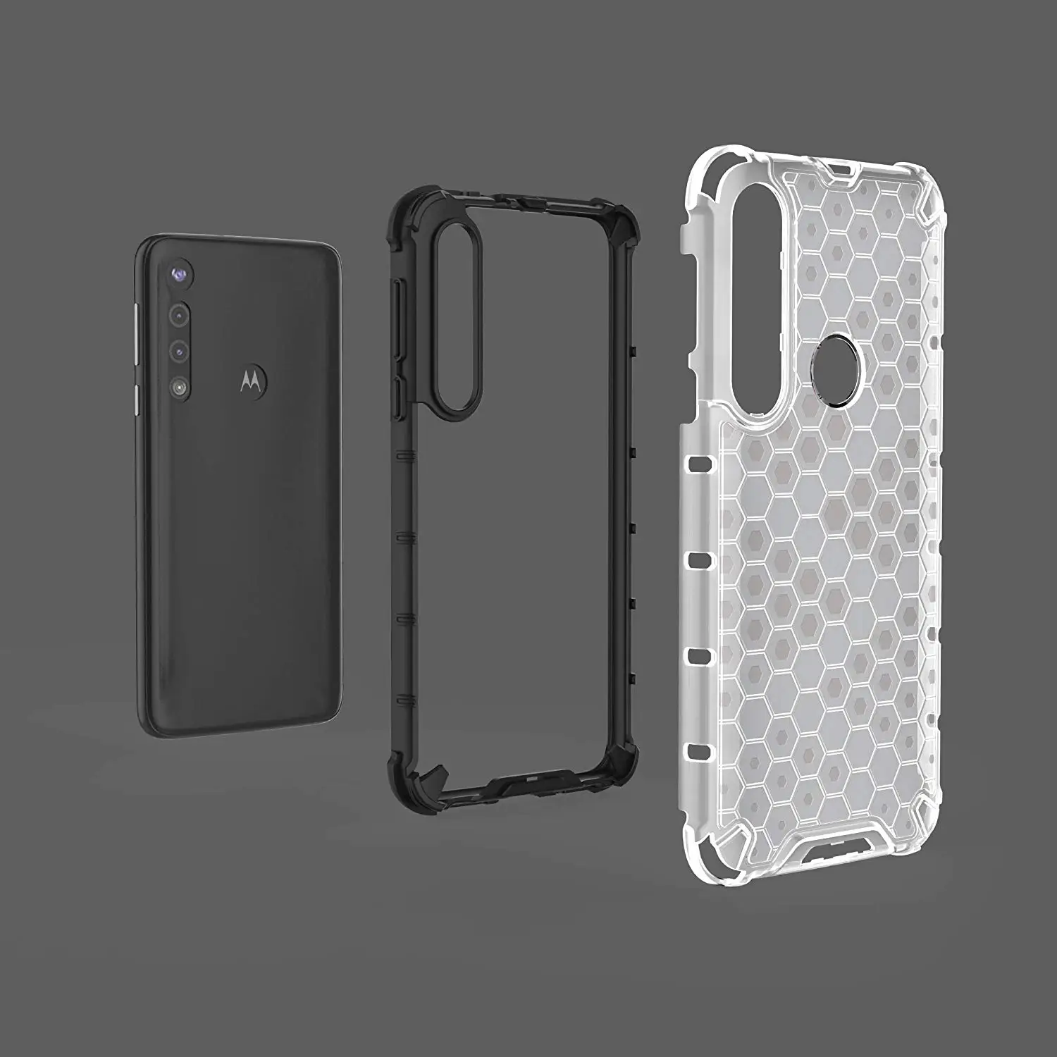 Чехол для Motorola Moto One Macro Силиконовый противоударный усиленный жесткий защитный