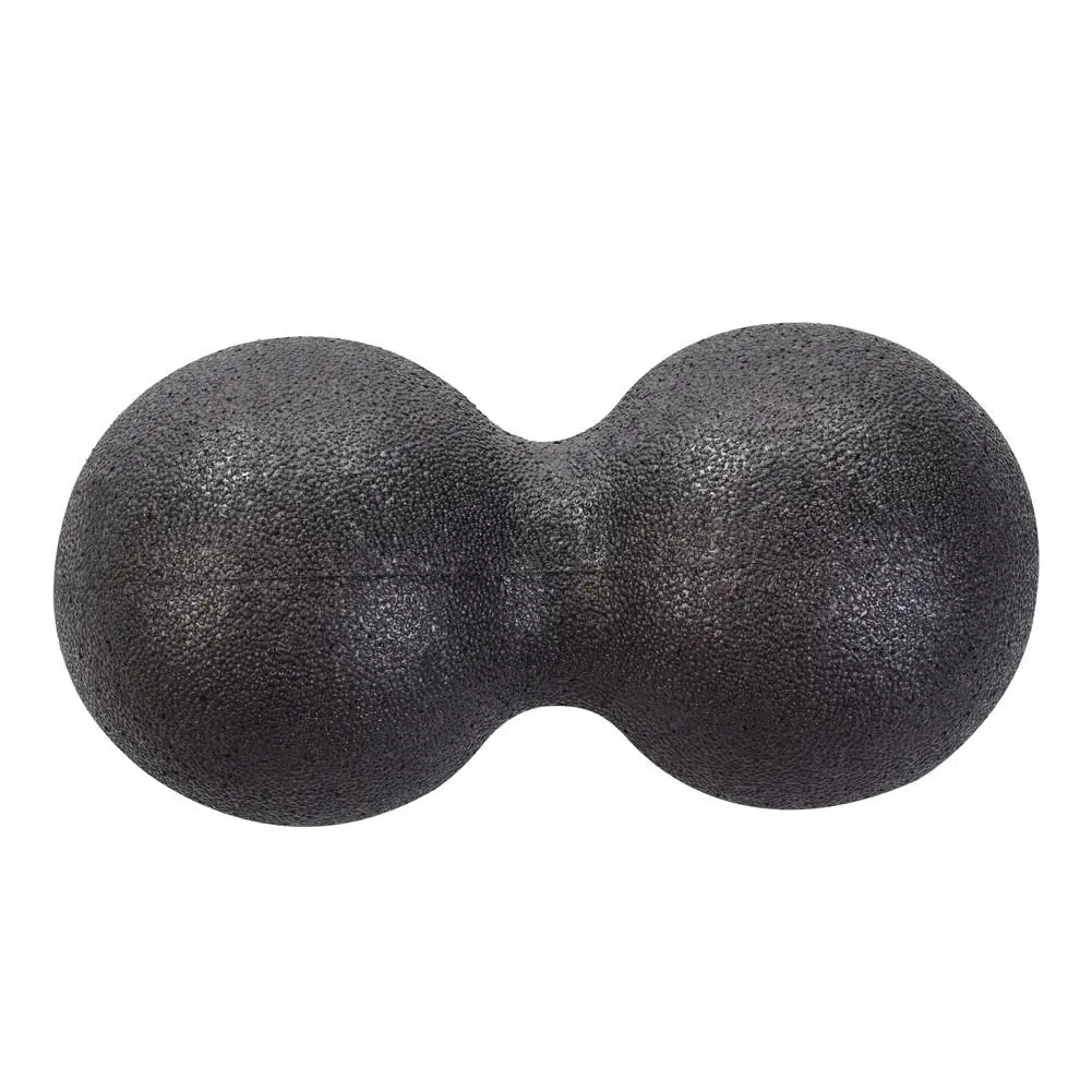 Спортивный двойной мяч для йоги массажный силиконовый Гладкий Балансирующий