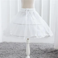 baby girls princess skirt white elastic waist underskirt girl tutu mesh skirts children petticoat wedding accessories 3 14 years