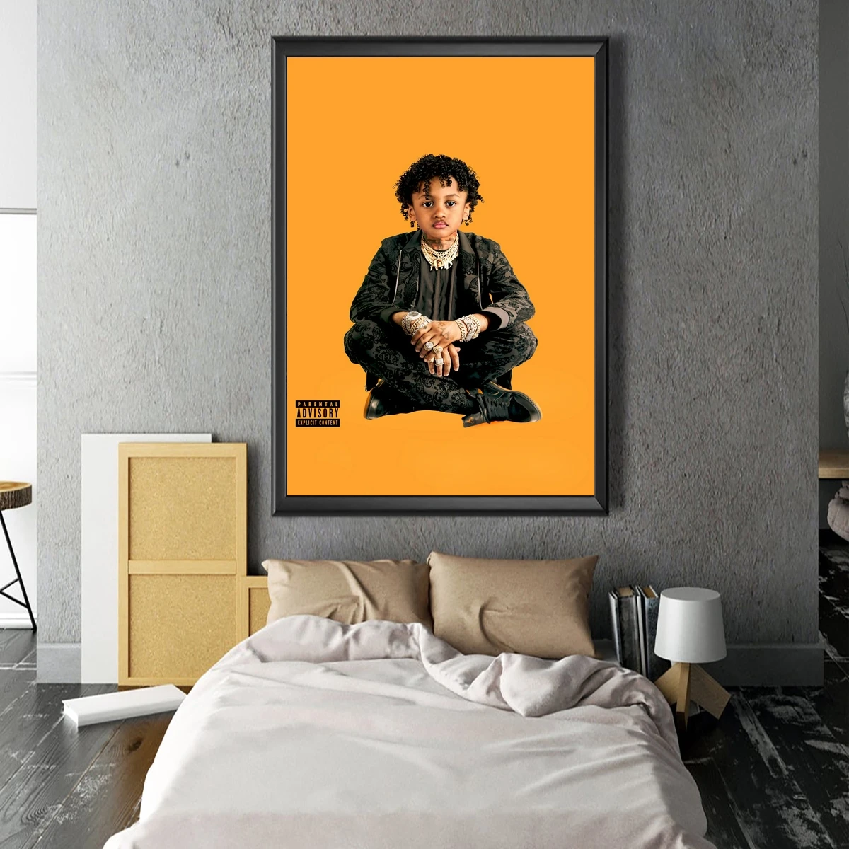 Плакат Joyner Lucas Evolution рэп хип-хоп поп-музыка печать на холсте со звездой (без рамки)