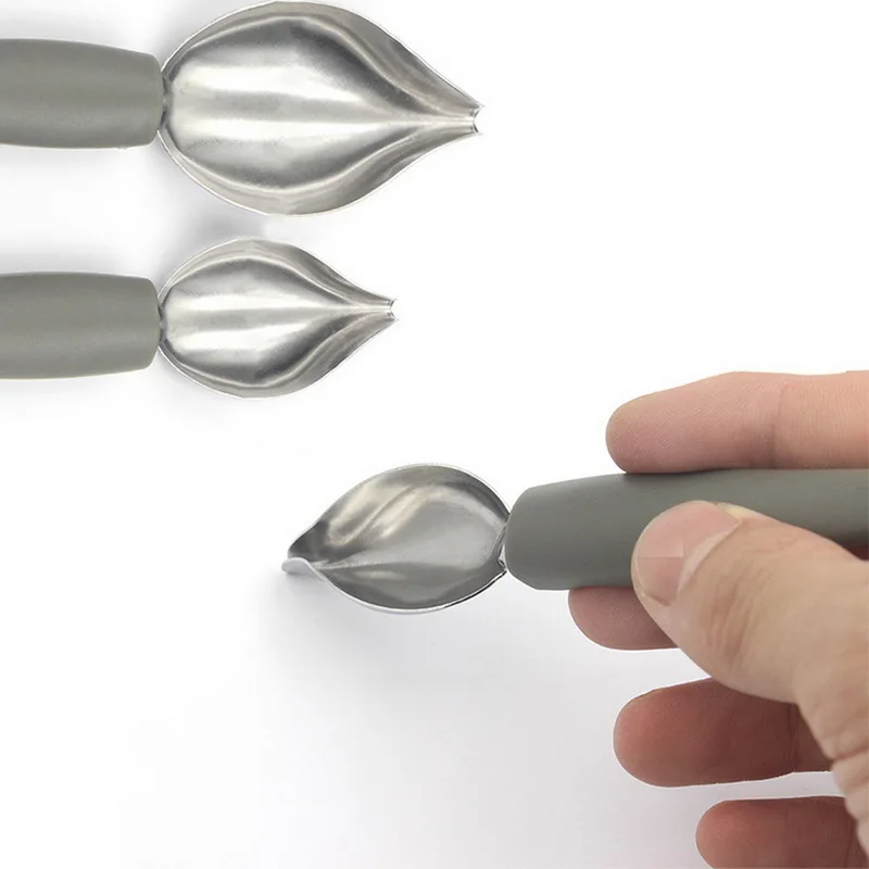 Chef Food Decoration Spoon Anti-slip Accessories Draw Tools Stainless Steel Portable Mini Sauce Painting Coffee Kitchen | Дом и сад