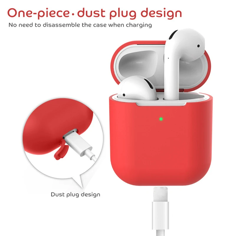 Новый силиконовый чехол для Air pods 2 роскошный защитный наушников airpods2 Apple Airpods