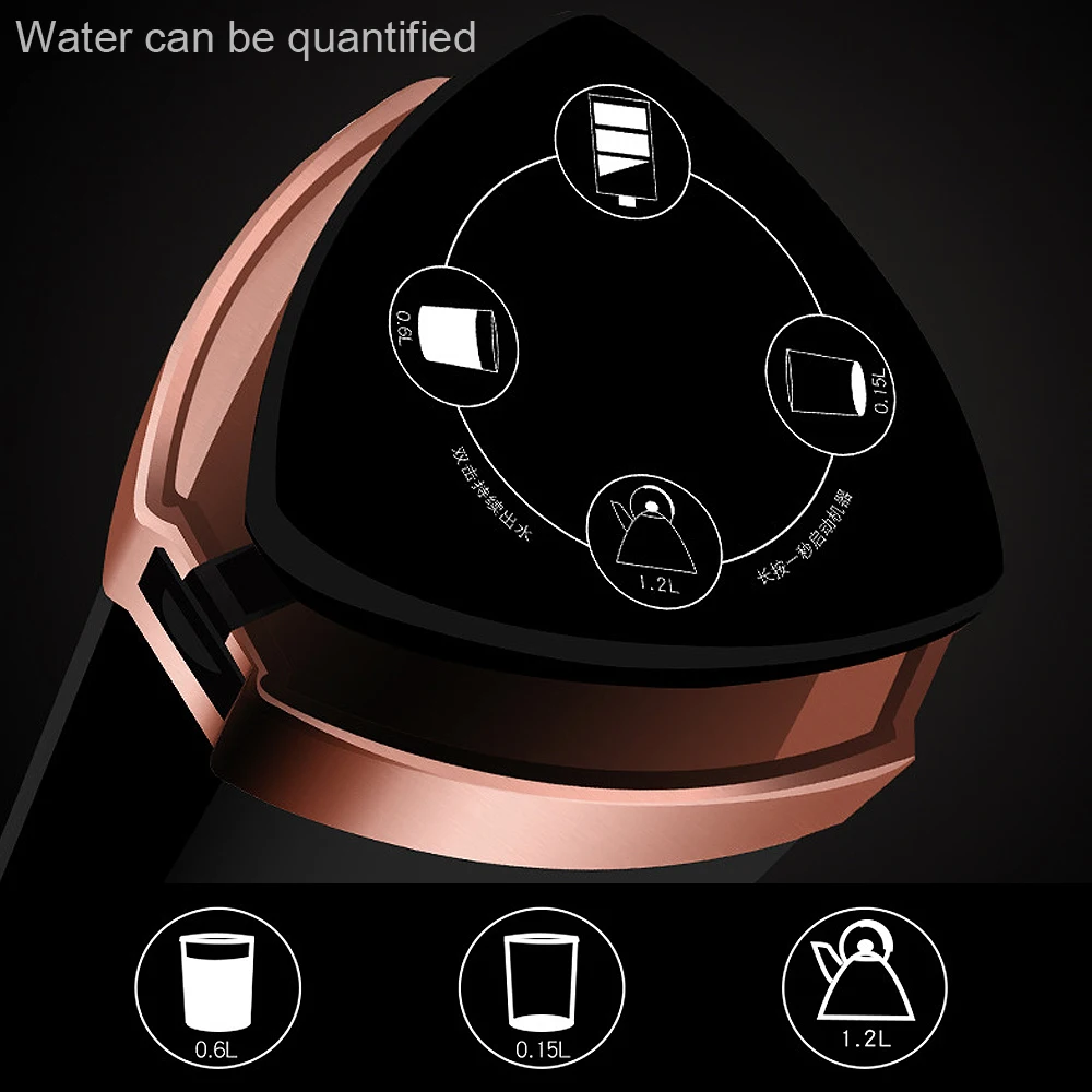 Двойной насос Smart Touch диспенсер для воды беспроводной электрический насос для бутылки воды бутылки для питьевой воды