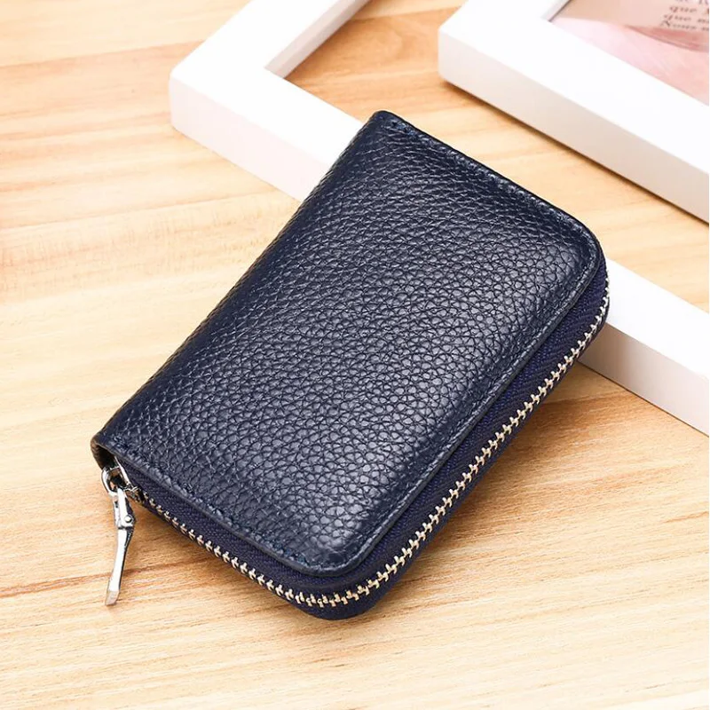 Кошелек из натуральной кожи для мужчин и женщин лидер продаж держатель 10 карт