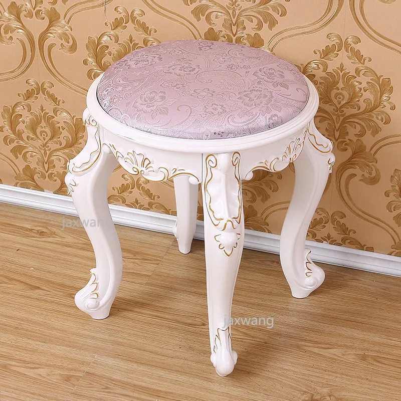 Американский табурет для дома гостиной квадратный Европейский резной диван