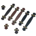 1 Пара простых роскошных ручных чемоданов из искусственной кожи с Цинковым Сплавом для мужчин и женщин, аксессуары для сумок