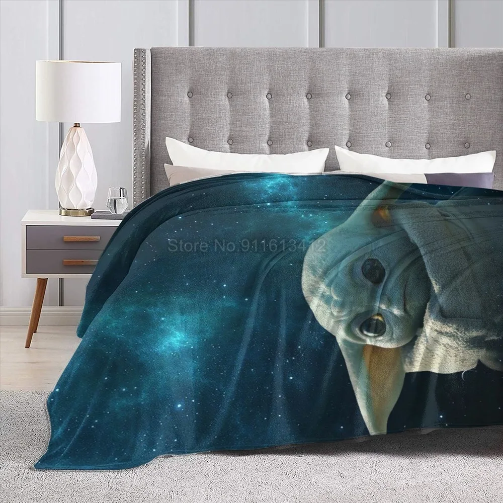 3D Printed Blanket Baby Yoda Star Wars Flannel Bed Throw Soft Disney Cartoon Bedspread Bedclothes Sofa Kids Gift |